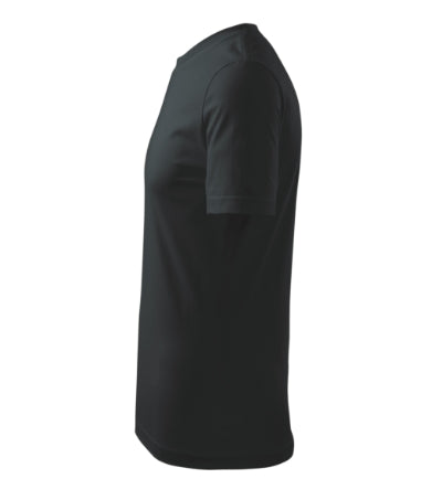 MALFINI CLASSIC NEW Men's T-shirt in ebony gray - promotional clothing printed with your company logo