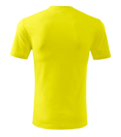 MALFINI CLASSIC NEW Men's T-shirt in lemon - promotional clothing printed with your company logo