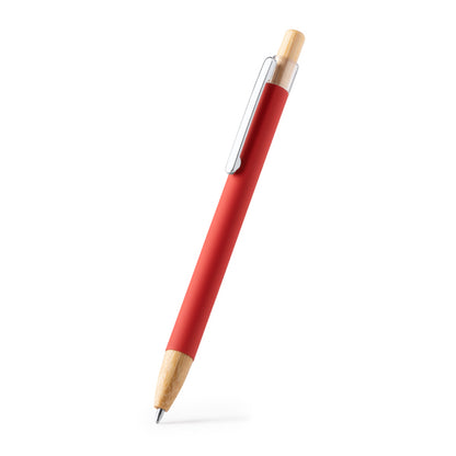 Stamina SILMA Bamboo ball pen in white - promotional merchandise printed with your company logo