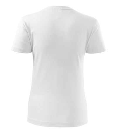 MALFINI CLASSIC NEW Women's T-shirt in white - promotional clothing printed with your company logo