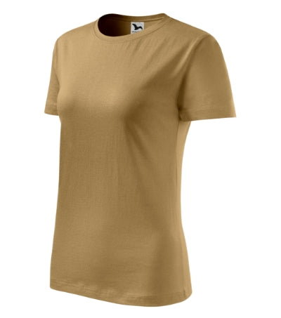 MALFINI CLASSIC NEW Women's T-shirt in sand - promotional clothing printed with your company logo