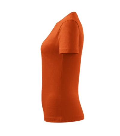 MALFINI CLASSIC NEW Women's T-shirt in orange - promotional clothing printed with your company logo
