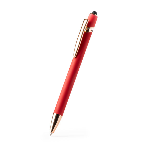 Stamina ROSES Metal ballpoint ball pen in white - promotional merchandise printed with your company logo