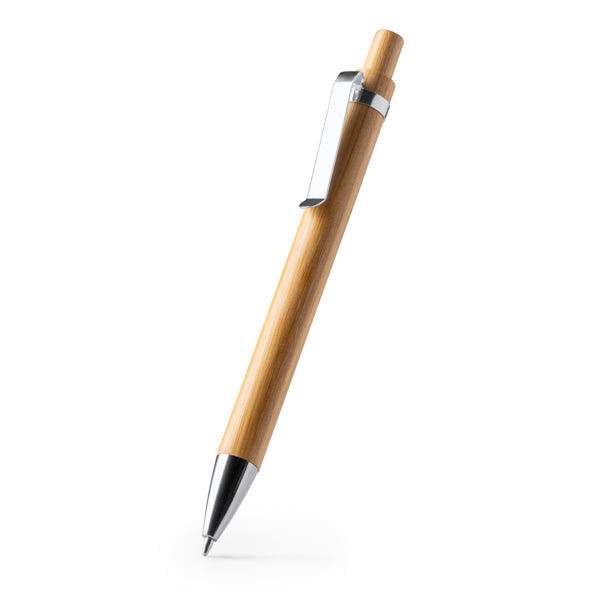 Stamina BAMBIK Bamboo ball pen in beige - promotional merchandise printed with your company logo