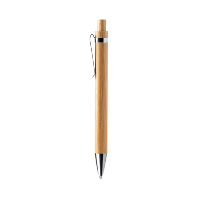 Stamina BAMBIK Bamboo ball pen in beige - promotional merchandise printed with your company logo