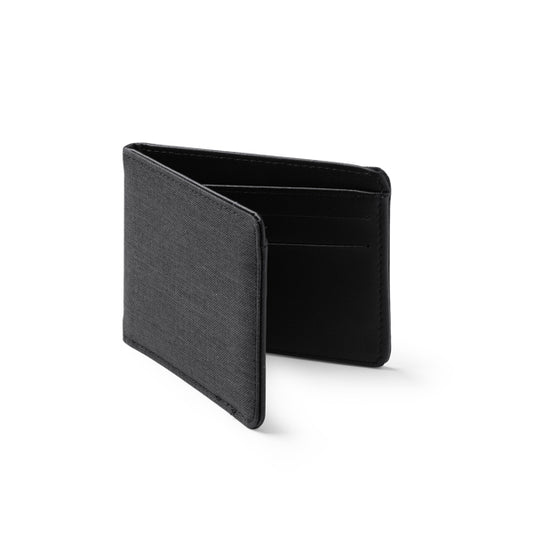 BEUNER - Card/note wallet in heather design RPET polyester with RFID…