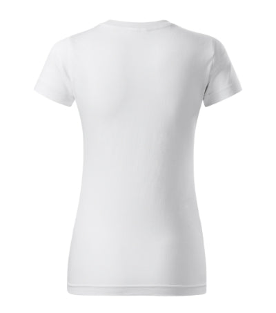MALFINI BASIC Women's T-shirt in white - promotional clothing printed with your company logo