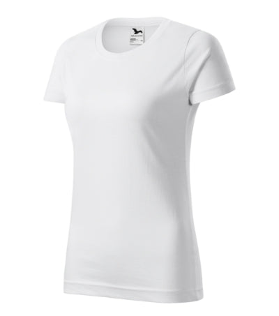 MALFINI BASIC Women's T-shirt in white - promotional clothing printed with your company logo
