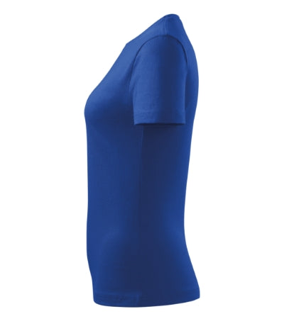 MALFINI BASIC Women's T-shirt in royal blue - promotional clothing printed with your company logo