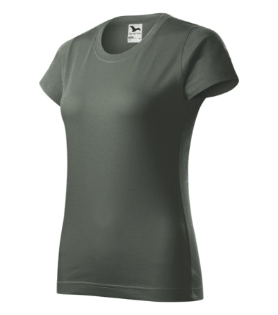 MALFINI BASIC Women's T-shirt in castor gray - promotional clothing printed with your company logo