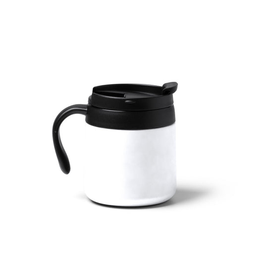 Stamina VAKE Recycled stainless steel thermal cup 350 ml in white - promotional merchandise printed with your company logo