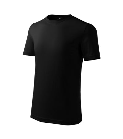 MALFINI CLASSIC NEW Kids' T-shirt in black - promotional clothing printed with your company logo