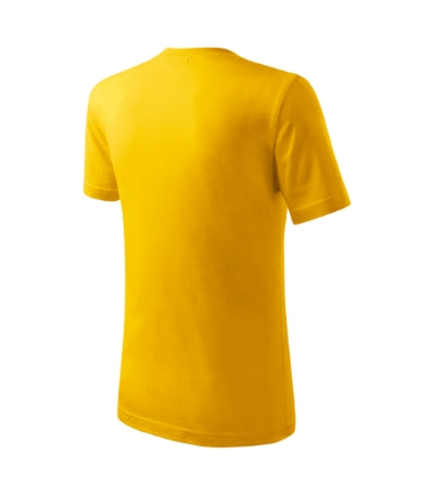 MALFINI CLASSIC NEW Kids' T-shirt in yellow - promotional clothing printed with your company logo