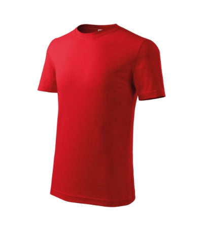 MALFINI CLASSIC NEW Kids' T-shirt in red - promotional clothing printed with your company logo