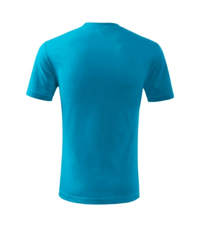 MALFINI CLASSIC NEW Kids' T-shirt in blue atoll - promotional clothing printed with your company logo