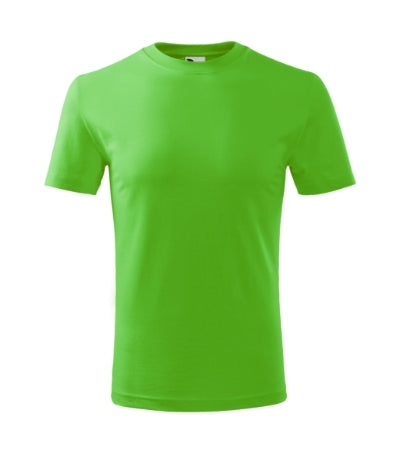 MALFINI CLASSIC NEW Kids' T-shirt in apple green - promotional clothing printed with your company logo