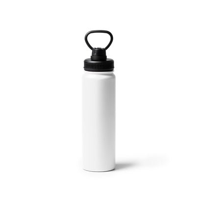 Stamina POLIT Thermal bottle 750 ml in white - promotional merchandise printed with your company logo