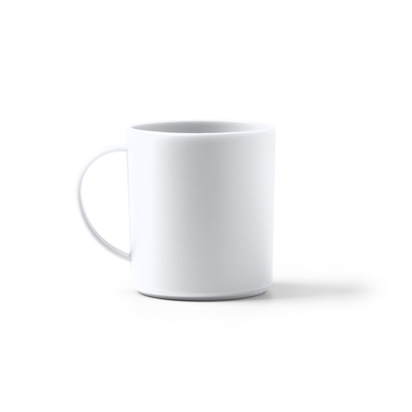 Stamina LINO ml reusable PP mug 300 ml in white - promotional merchandise printed with your company logo