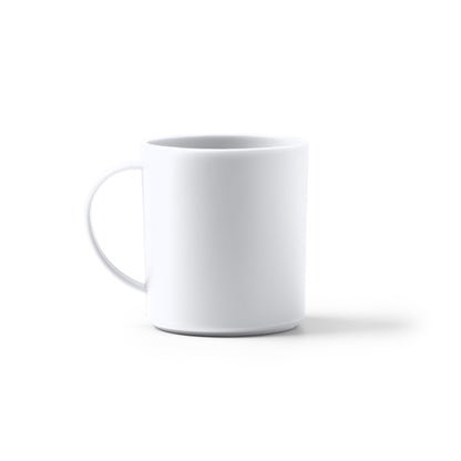 Stamina LINO ml reusable PP mug 300 ml in white - promotional merchandise printed with your company logo