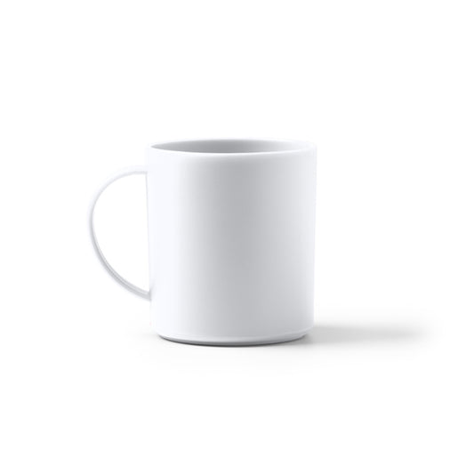 Stamina LINO ml reusable PP mug 300 ml in white - promotional merchandise printed with your company logo