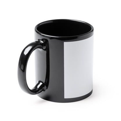 Stamina LIXI ml ceramic mug 350 ml in black - promotional merchandise printed with your company logo