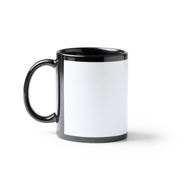 Stamina LIXI ml ceramic mug 350 ml in black - promotional merchandise printed with your company logo