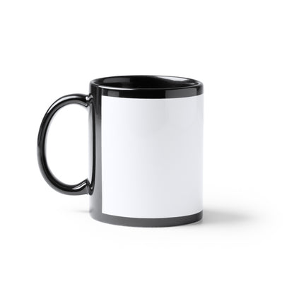 Stamina LIXI ml ceramic mug 350 ml in black - promotional merchandise printed with your company logo