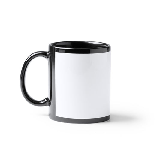 Stamina LIXI ml ceramic mug 350 ml in black - promotional merchandise printed with your company logo