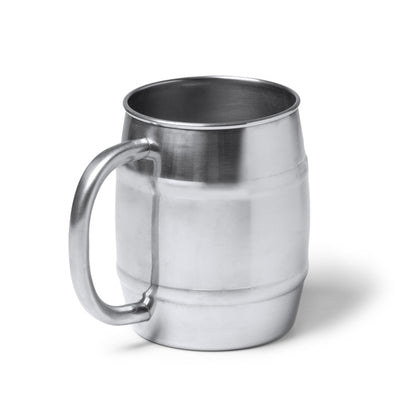 Stamina NAROK Stainless steel jar in silver - promotional merchandise printed with your company logo