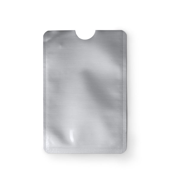 TRAVIS - RFID card sleeve in aluminium finish