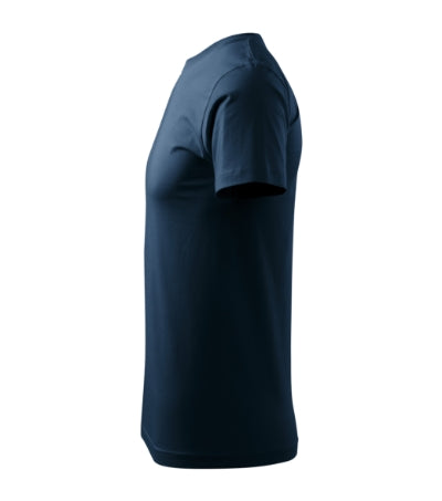 MALFINI HEAVY NEW Unisex T-shirt in navy blue - promotional clothing printed with your company logo