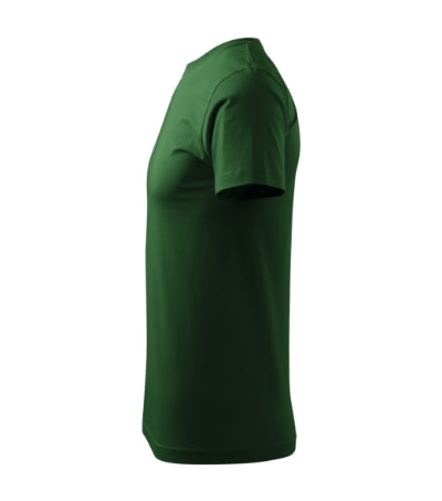 MALFINI HEAVY NEW Unisex T-shirt in bottle green - promotional clothing printed with your company logo