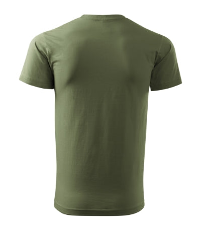 MALFINI HEAVY NEW Unisex T-shirt in khaki - promotional clothing printed with your company logo