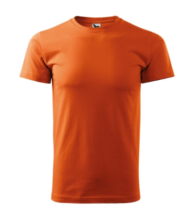 MALFINI HEAVY NEW Unisex T-shirt in orange - promotional clothing printed with your company logo