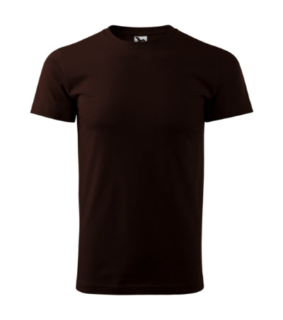 MALFINI HEAVY NEW Unisex T-shirt in coffee - promotional clothing printed with your company logo