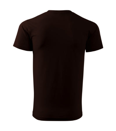 MALFINI HEAVY NEW Unisex T-shirt in coffee - promotional clothing printed with your company logo