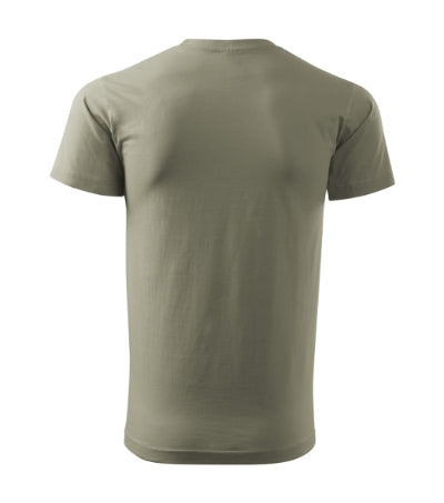 MALFINI HEAVY NEW Unisex T-shirt in light khaki - promotional clothing printed with your company logo