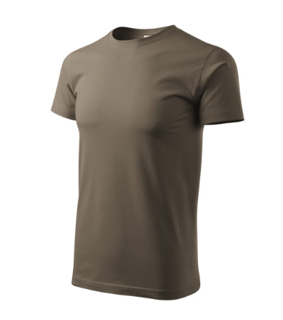 MALFINI HEAVY NEW Unisex T-shirt in army - promotional clothing printed with your company logo