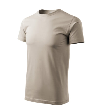 MALFINI HEAVY NEW Unisex T-shirt in ice gray - promotional clothing printed with your company logo