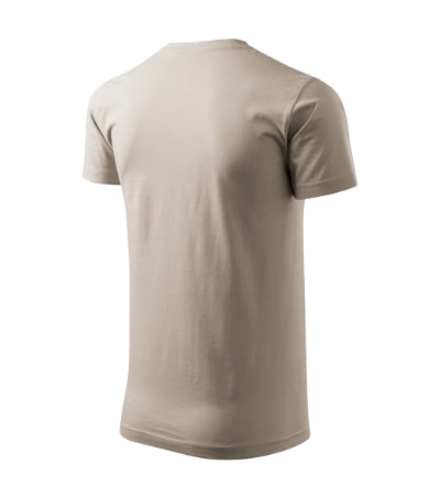 MALFINI HEAVY NEW Unisex T-shirt in ice gray - promotional clothing printed with your company logo