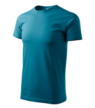 MALFINI HEAVY NEW Unisex T-shirt in turquoise - promotional clothing printed with your company logo