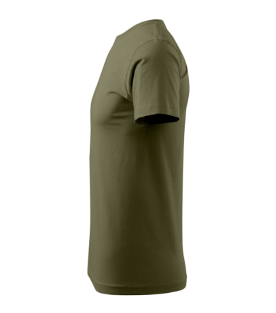 MALFINI HEAVY NEW Unisex T-shirt in military - promotional clothing printed with your company logo