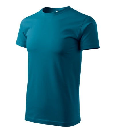 MALFINI HEAVY NEW Unisex T-shirt in petrol blue - promotional clothing printed with your company logo