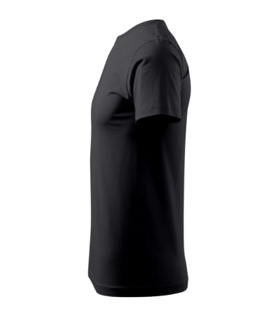 MALFINI HEAVY NEW Unisex T-shirt in ebony gray - promotional clothing printed with your company logo