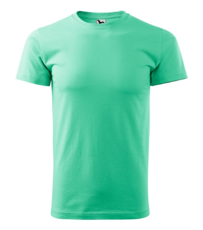 MALFINI HEAVY NEW Unisex T-shirt in mint - promotional clothing printed with your company logo