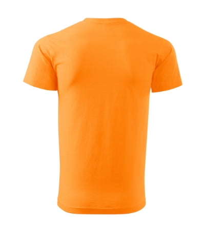 MALFINI HEAVY NEW Unisex T-shirt in tangerine orange - promotional clothing printed with your company logo