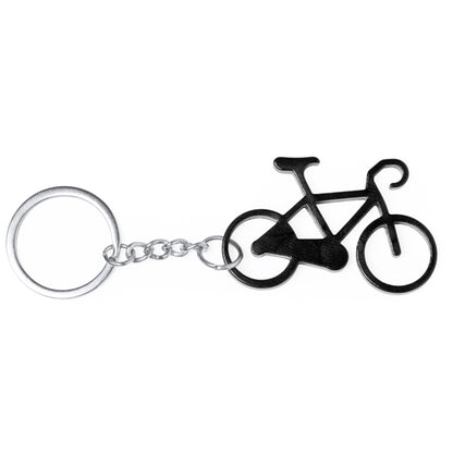 Stamina GIRO Aluminium keyring in black - promotional merchandise printed with your company logo