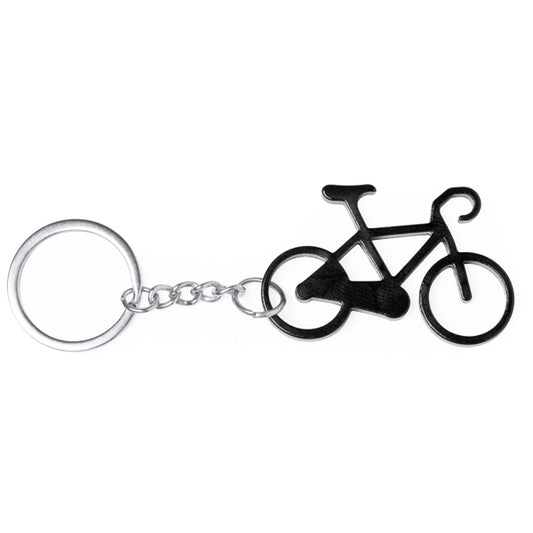 Stamina GIRO Aluminium keyring in black - promotional merchandise printed with your company logo