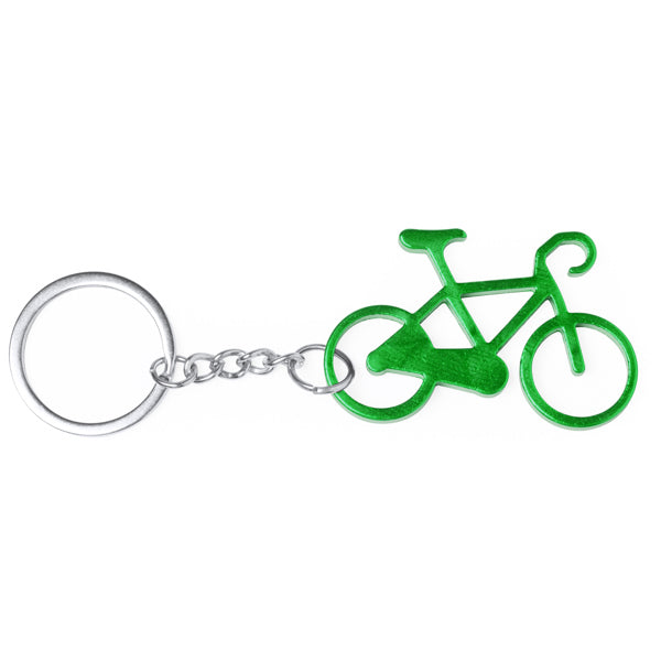 Stamina GIRO Aluminium keyring in fern green - promotional merchandise printed with your company logo