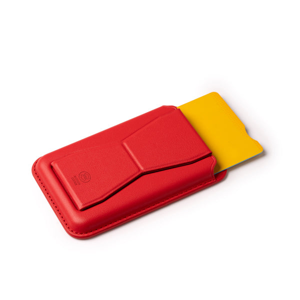 SEKUN - Card holder with foldable stand in recycled PU